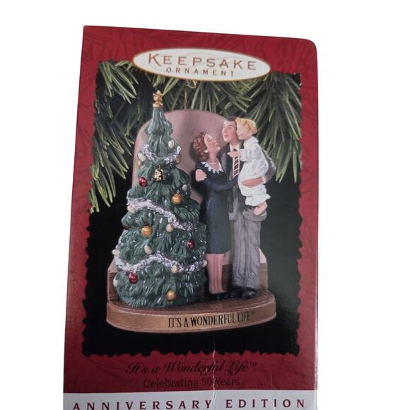 Hallmark Keepsake It's A Wonderful Life Celebrating 50 Years Ornament - Picture 1 of 5